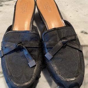 Coach slides -dark navy